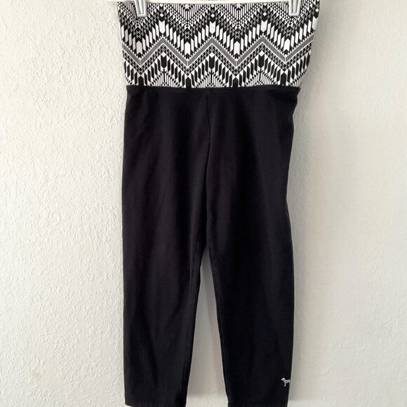 PINK VICTORIA’S SECRET CAPRI YOGA PANTS GYM WORKOUT CASUAL - Picture 4 of 10